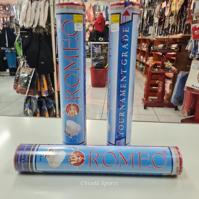 Terlaris Shuttlecock Shuttle Cock Kok Badminton Bulutangkis Romeo Biru Lancip Spin Original