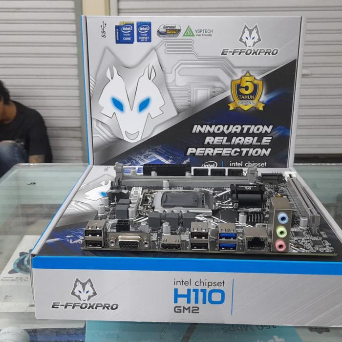 MOTHERBOARD EFFOXPRO H110 LGA 1151 GEN 6/7