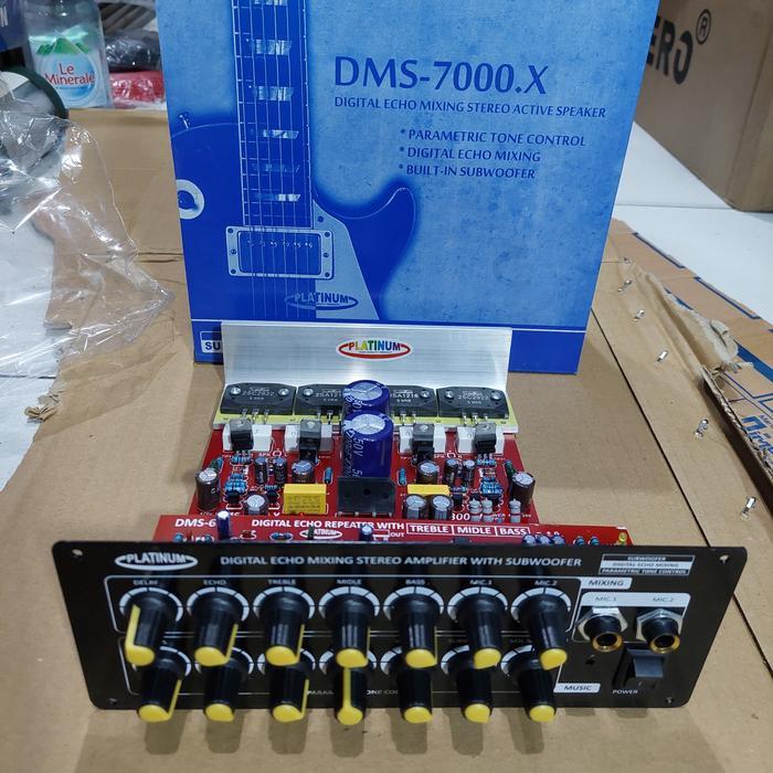 DMS 7000 kit pcb rangkaian modul module mixing speaker aktif aktive echo mic parametrik parametric