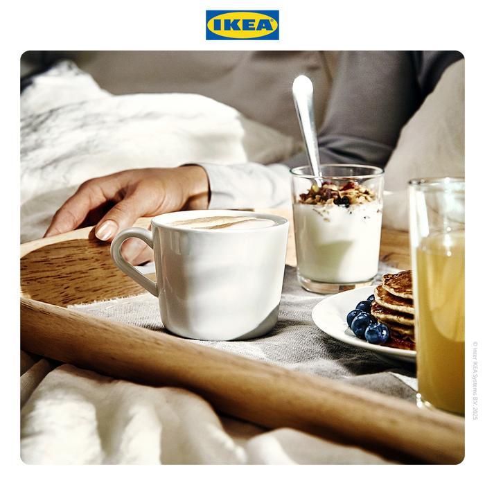 q6cr- Ikea 365+ Gelas Mug Putih 36Cl Kitchenware