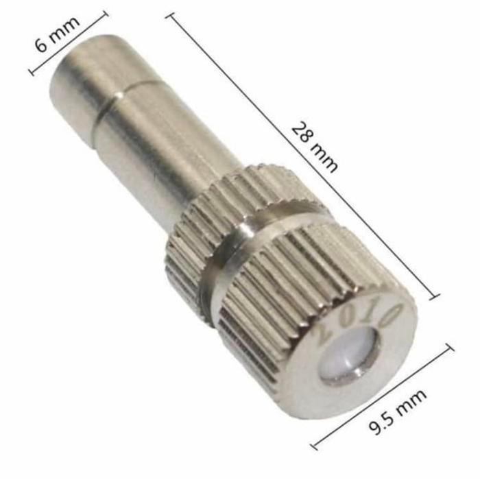 New Nozzle kabut 0.2 dan 0.3 nozzle embun mizt nozzle 6mm nozzel kabut