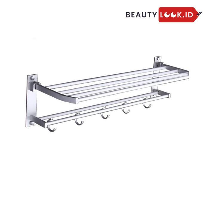 Ikea Home - Rak Handuk Rak Kamar Mandi Rak Toilet Dua Susun Dengan Cantolan Hook