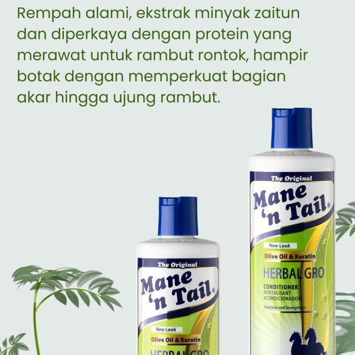 Mane N Tail Herbal Gro Shampoo 355Ml Shampo Kuda Anti Rontok