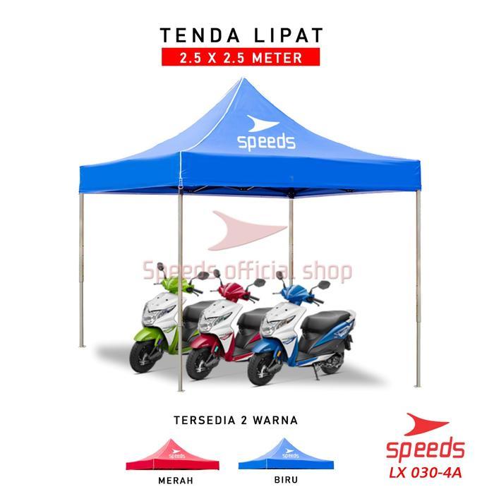 SALE SPEEDS Tenda Lipat 2.5 x 2.5M (16KG)Tenda Bazar Pameran Tenda Jualan Camping Outdoor Tenda
