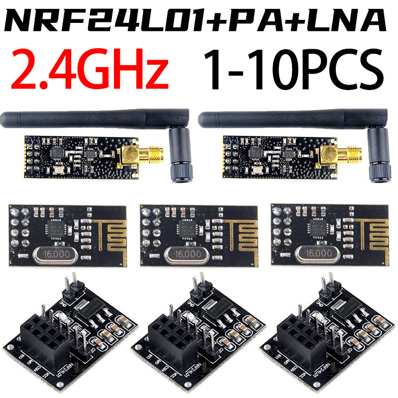 Nrf24L01+ 2.4G Wireless Data Transmission Module 2.4Ghz Nrf24L01 Upgrade Version Nrf24L01+Pa+Lna