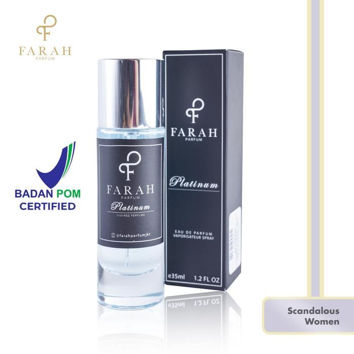 Farah Parfum Scandalous Women - Platinum - Parfum Wanita