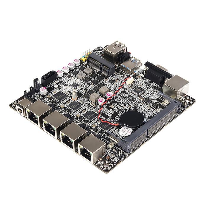 Fanless Mini Pc Server Firewall Intel Celeron J1900 J4125 4Lan Gigabit Ethernet Mini Computador