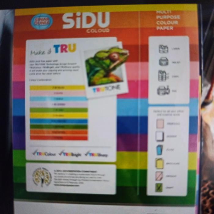Lansungkirim- Kertas A4 80 Sidu Warna-- Warni Isi 250 Lbr
