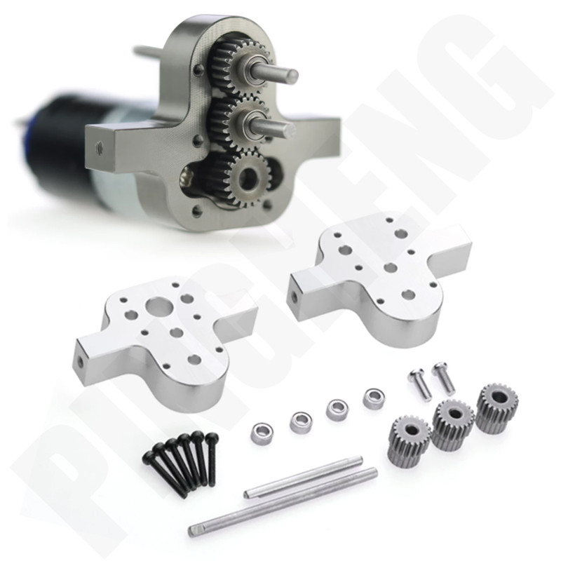 Metal Transmission Gearbox 370 Motor is Suitable for MN 1:12 D90 D91/WPL B14 B24 C14 C24 1:16 RC Car