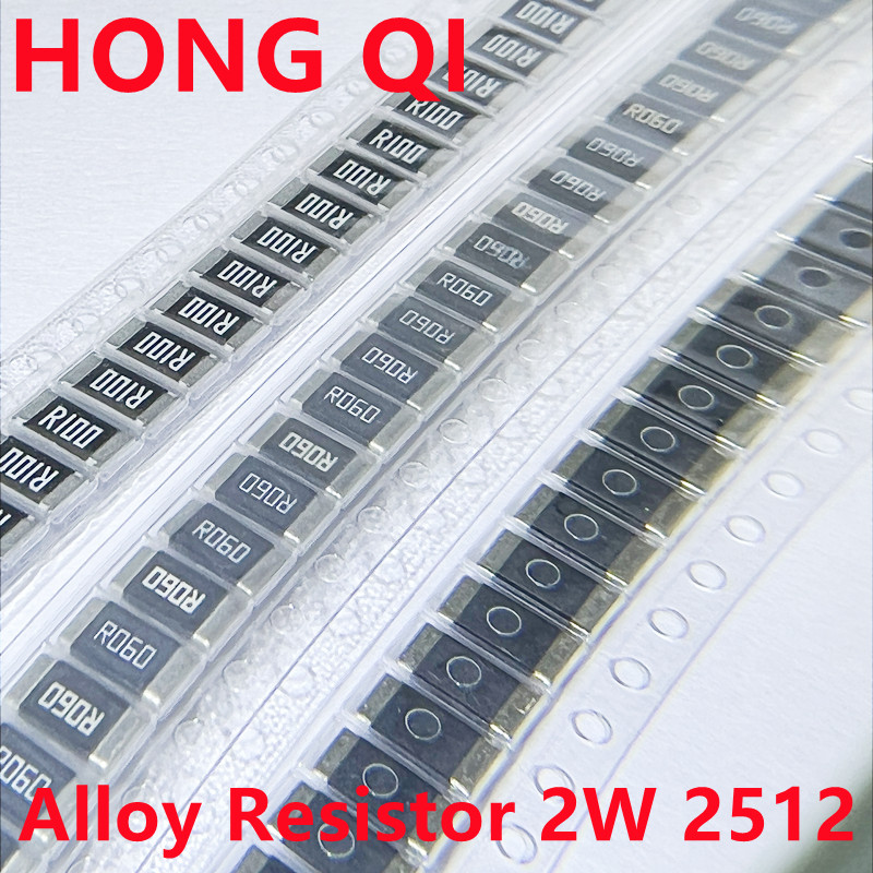 20PCS Alloy Resistor 2W R001 R002 R003 R004 R008 R009 R010 R012 R015 2512 1% R020 R025 R060 R070 R10
