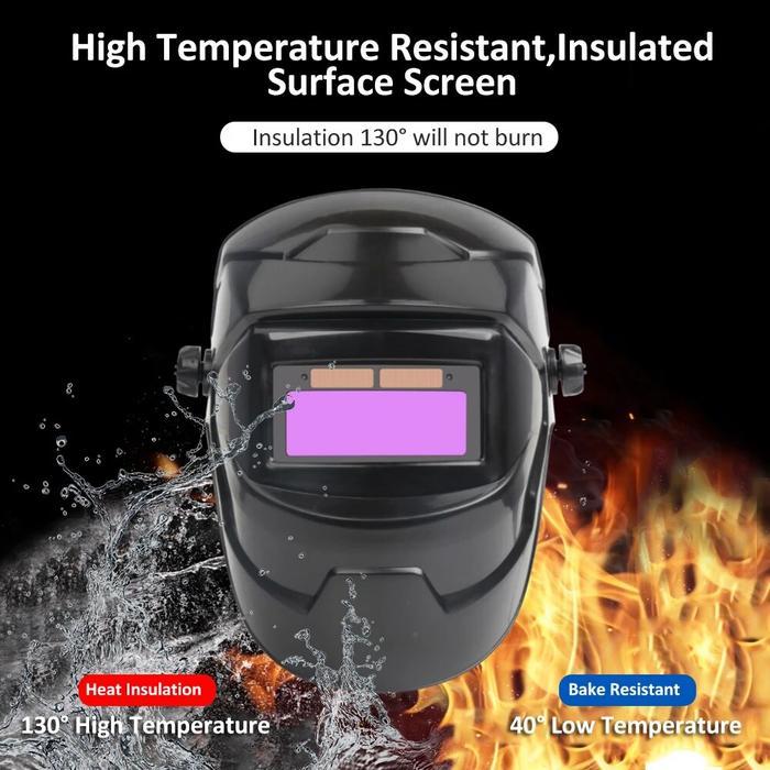 Darkening Welding Mask Glasses Welding Helmet Welding Hood Argon Arc Welding Hat Solar Rechargeable