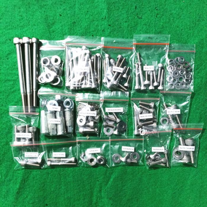 Baut set mesin Rx King RxK RxS