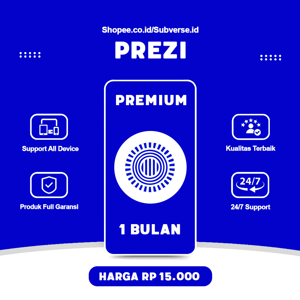 Prezi Premium 1 Bulan - Presentasi Profesional