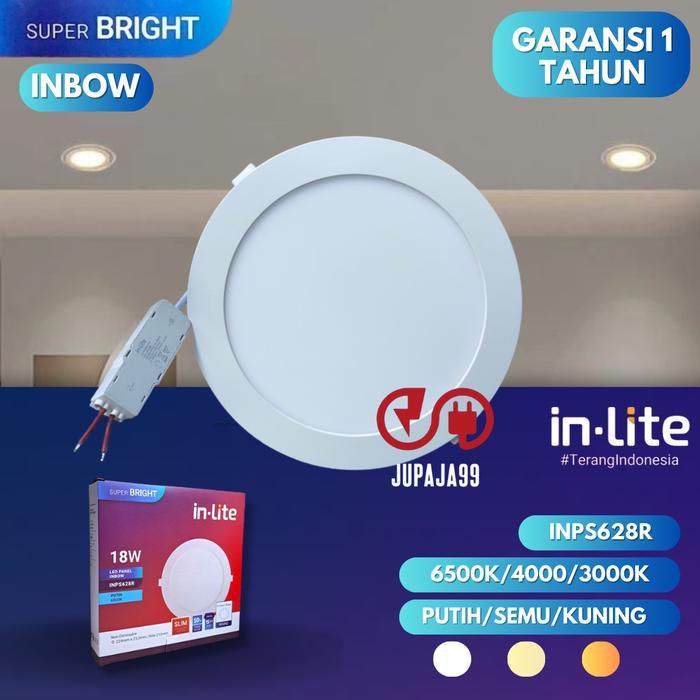 LAMPU PLAFON / PANEL LIGHT LED INLITE 18 WATT INPS628R