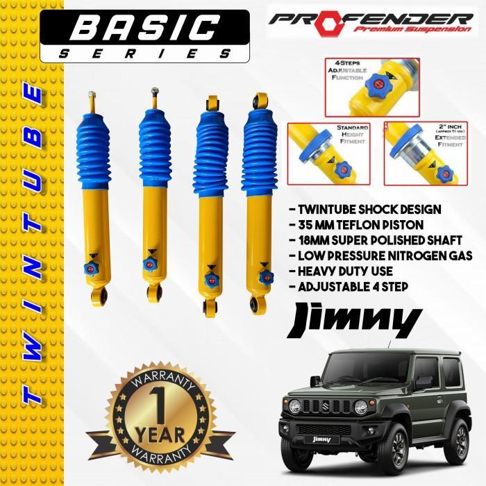 PROFENDER Shock Offroad Adjustable Suzuki Jimny JB74 Depan Belakang