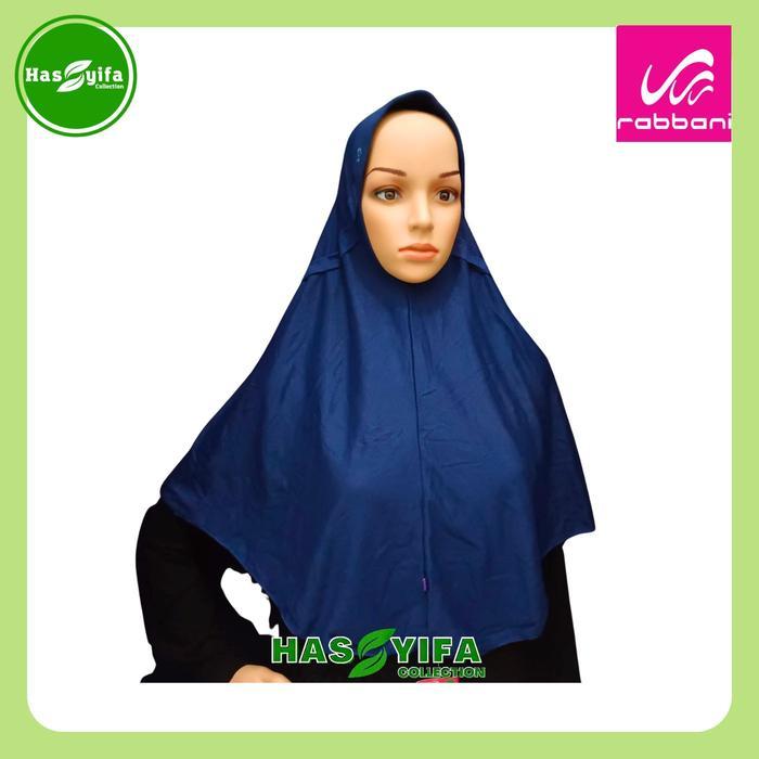 KERUDUNG INSTANT RABBANI ANAK SEKOLAH INNOVA LX BIRU DONGKER