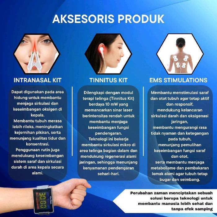 Jam Laser Therapy Cozing Hybrid Photon 11 Titik Acu Point Laser Teknologi Hybrid Sejenis dr Series &