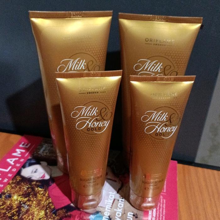 kv3g- Milk & Honey Gold Smoothing Sugar Scrub 200G/75G