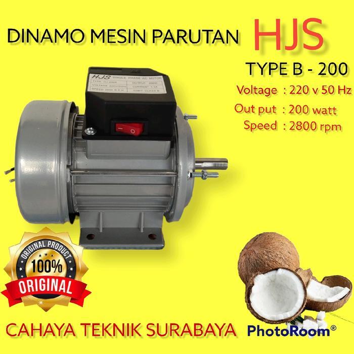 Electro Motor Dinamo penggerak serbaguna 200 watt Dinamo Mesin parutan serbaguna 200 watt