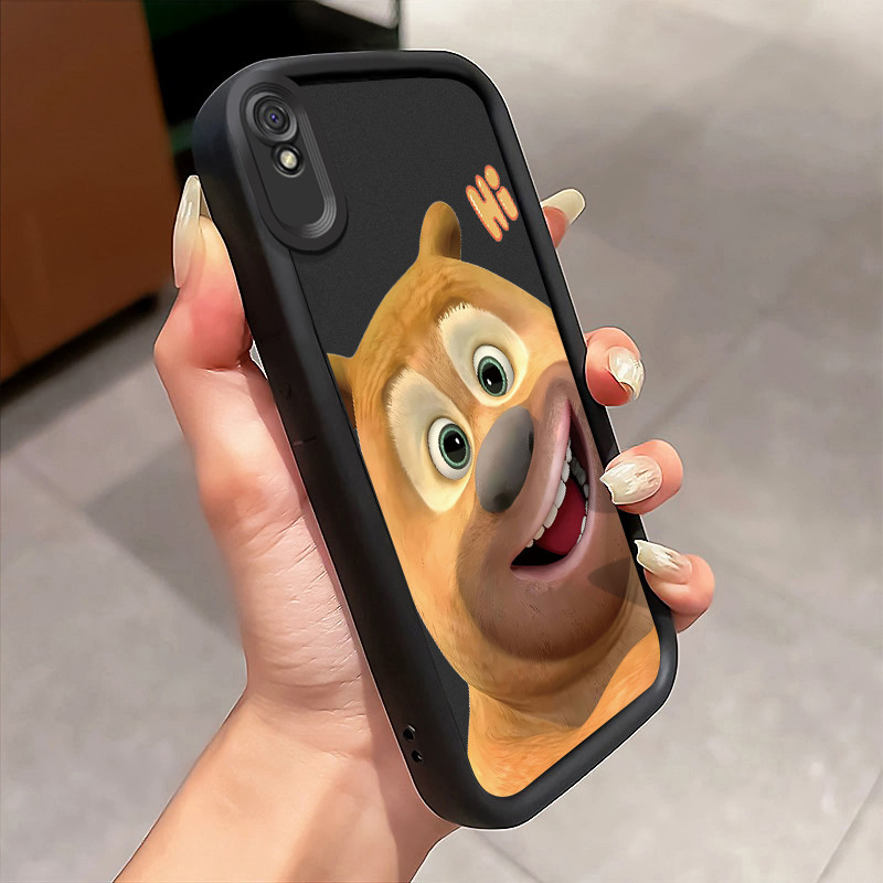 Casing Hp Xiaomi Redmi 9A Redmi 9i Redmi 9T Redmi 9 Power Case Casing Beruang kecil pola HP Kasing S