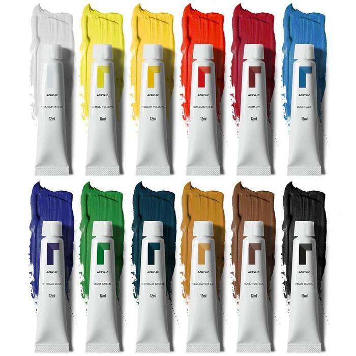 Reeves Acrylic 12Clr 10Ml