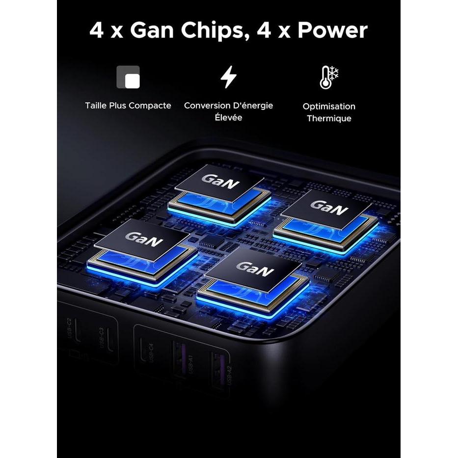 UGREEN DESKTOP CHARGER 140W 200W FAST CHARGING FOR MACBOOK LAPTOP