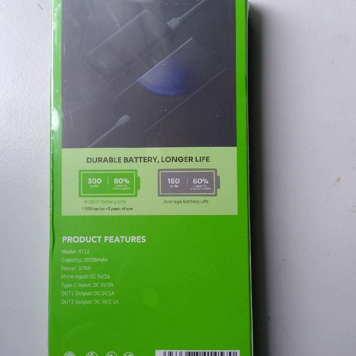 POWERBANK ROBOT 10000MAH #POWERBANK