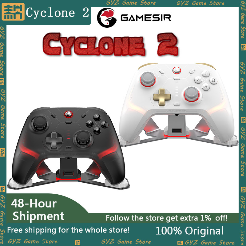 New Gamesir Cyclone 2 Wireless Bluetooth Gaming Controllers Tmr Sticks Hall Effect Joystick For