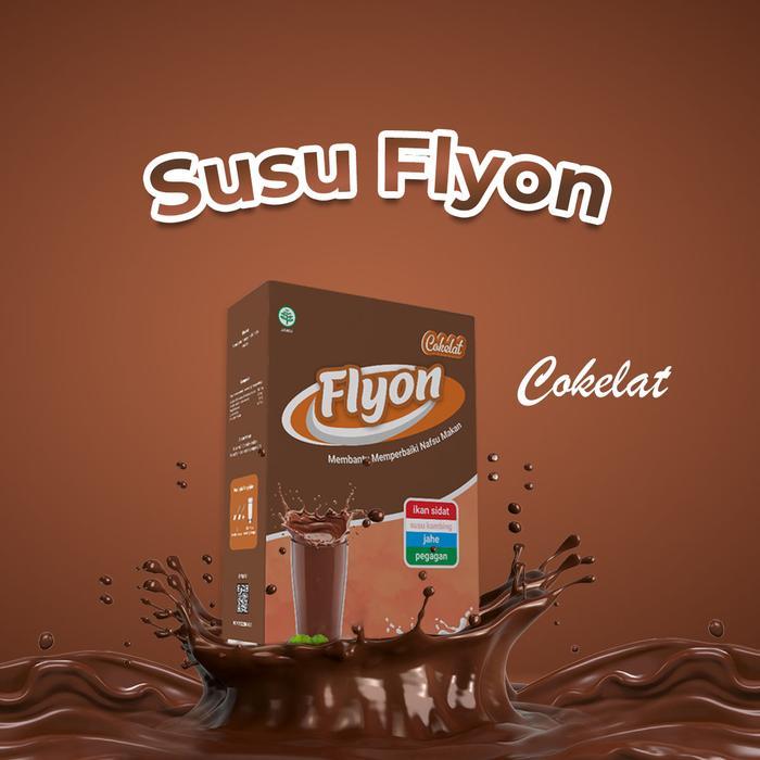 qmsy- Susu Flyon Rasa Coklat Tinggi Kalori Dan Protein Susu Kambing Etawa Asli Penambah
