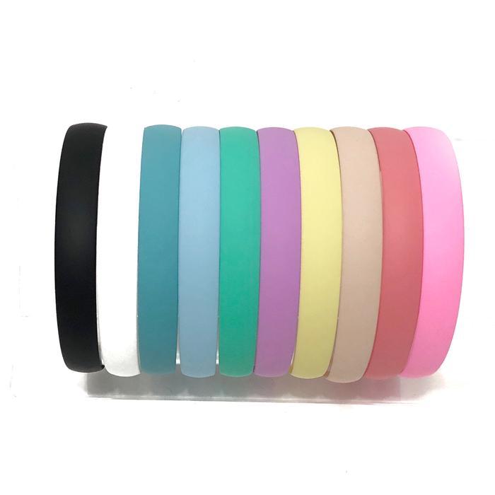 0jf5- Bando Korea Polos Baby Color Doff (2Cm) Hairband Made In Korea - 2110