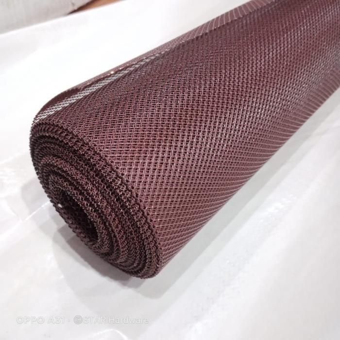 Ram Kawat Mesh Parabola Baja Galvanis Nyamuk 2 Mm Per Meter Lebar 90Cm Original