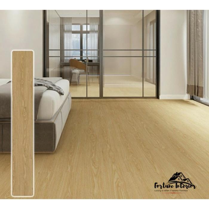 Vinyl Lantai Sticker Stiker Wallpaper Vynil Motif Kayu Premium ada lem