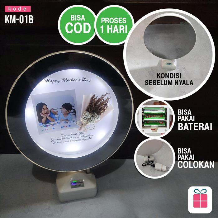 Hadiah Kado Hari Ibu / Mother Day Cermin / Kaca Ajaib Lampu