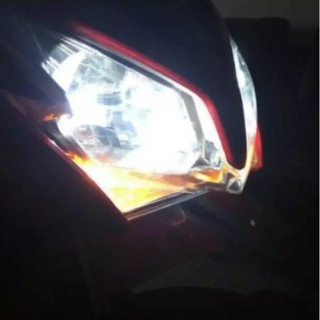 Lampu Depan Motor Lampu Utama Headlamp h6 LED Nine Luminos Original Beat Vario Mio Scoopy Supra