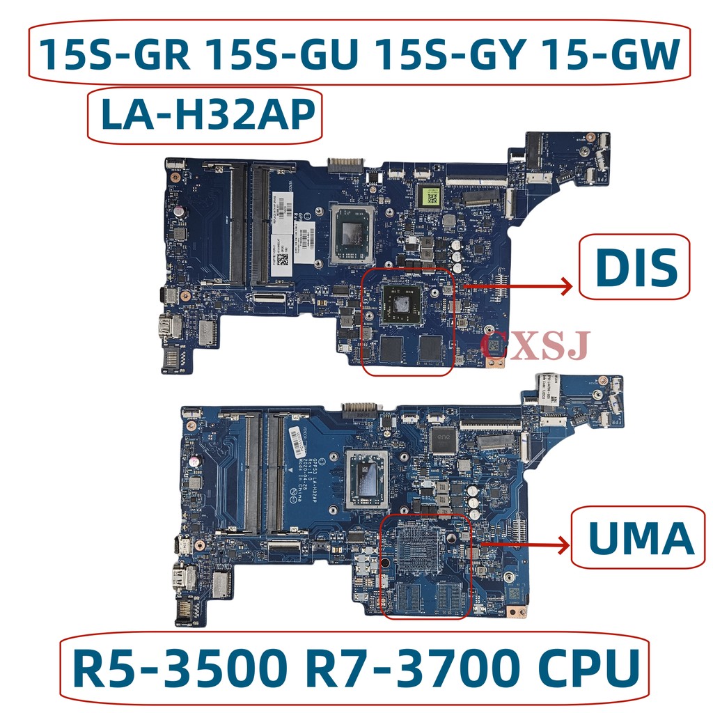 M03670-601 GPP53 LA-H32AP For HP 15S-GR 15-GW 15-GR 15S-GY 15S-GU 255 G8 Laptop Motherboard Ryzen R3