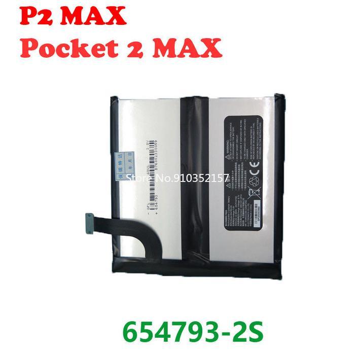 Baterai Laptop For GPD P2 MAX 654793-2S Pocket 2 MAX 7.6V 25.84WH 4600MAH POCKET 2 MAX New