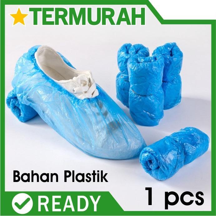 Cover shoes plastik sarung sepatu disposable APD shoe cover