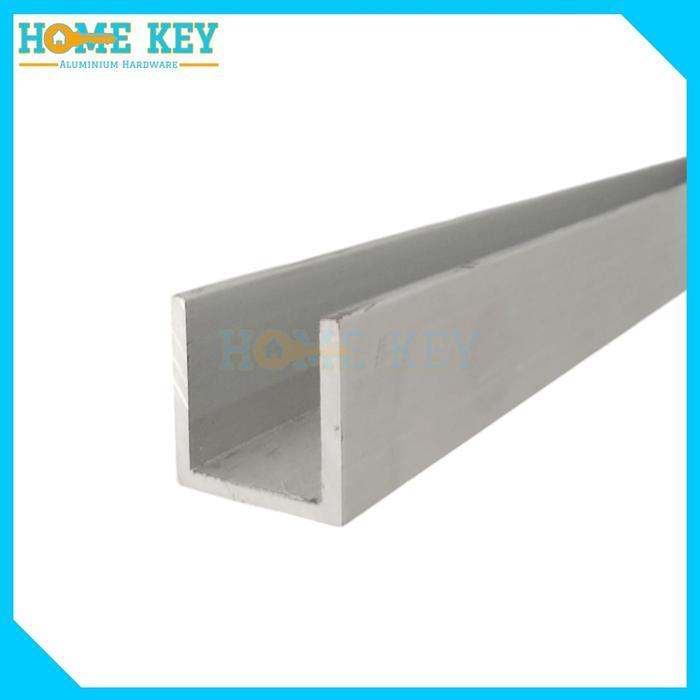 Rel Bawah Pintu Geser Atau Pintu Lipat Alumunium U Channel