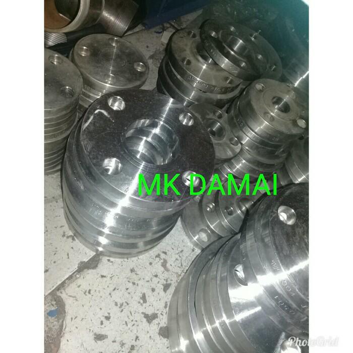 Populer Flange Ss304 Jis 5K 1 1/4" Inch Flange Stainless Ss 304 Jis 5K Terlaris