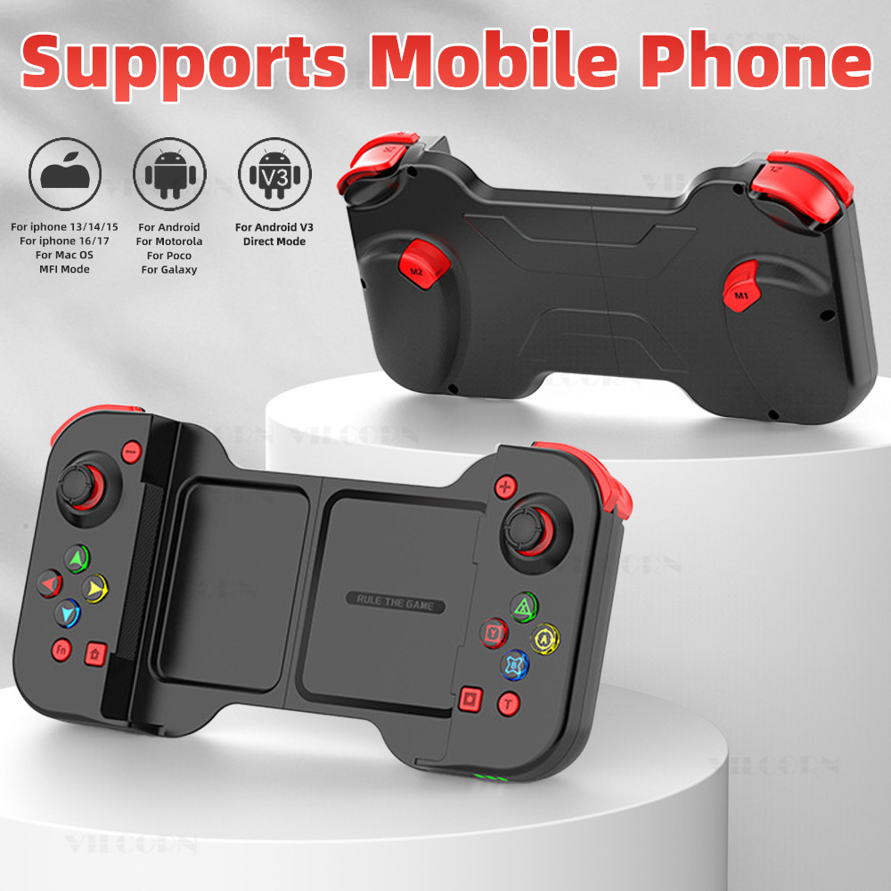 Telescopic Mobile Gamepad For Android ios Controller For Galaxy&Motorola Moible Joystick Support