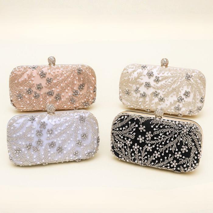 Waiwai Clutch Tas Pesta Wanita Payet Mewah 21001