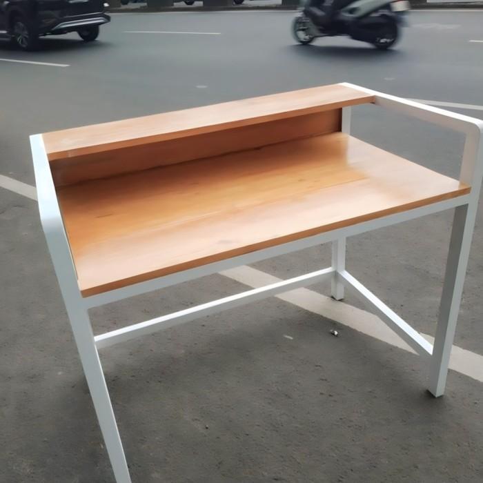 Meja Kerja/Meja Kantor/Meja Komputer Full Kayu Jati Belanda