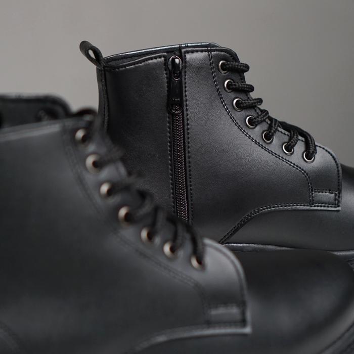 SEPATU BOOTS KULIT PRIA OXWALKER NATHAN HITAM SHOES BLACK PANTOFEL