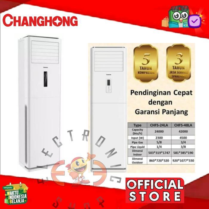 Changhong CHFS48LA Ac Floor Standing 5 Pk - CHFS 48LA - Pendingin Ruangan - Harga Promo Listrik