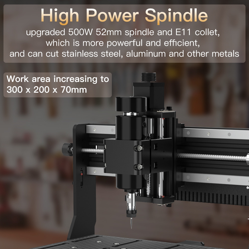 Twowin 500W Cnc Engraver Machine 3020 Plus Milling Router Laser