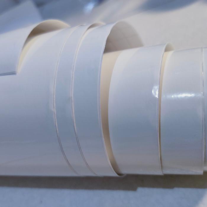 Promo Stiker putih polos glossy / stiker aquarium / stiker putih kilap