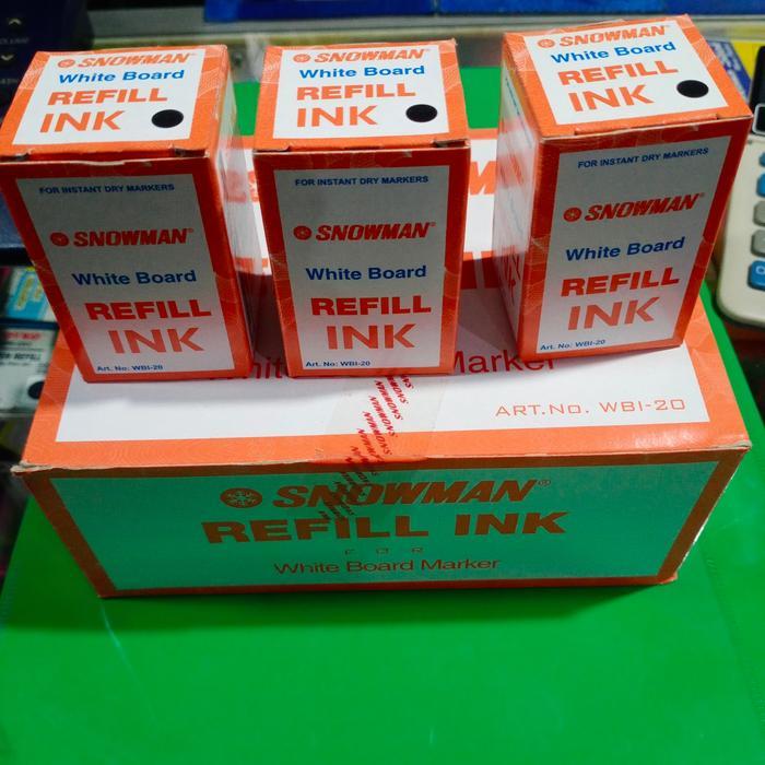Tinta Spidol Whiteboard Snowman Warna Hitam