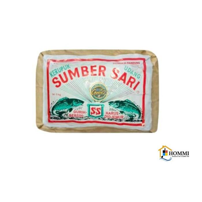 Kerupuk Udang Mentah Sumber Sari 1 Bal 5Kg