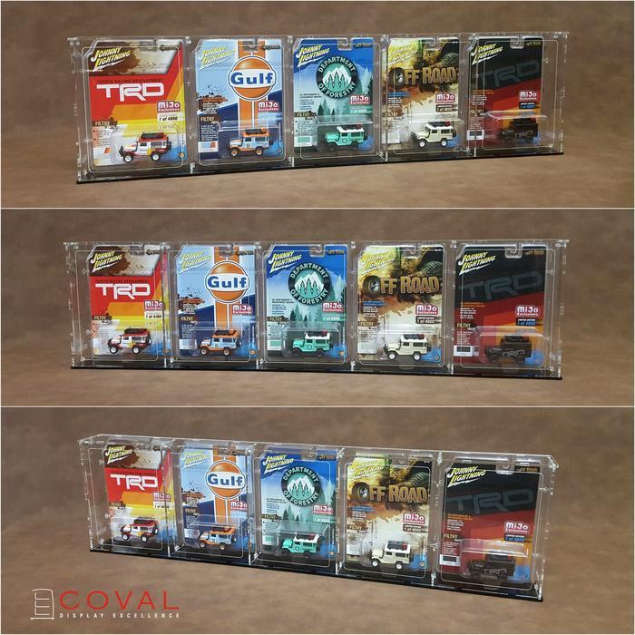 COVAL SJL-501 Display Acrylic 5 Johny Lightning Blister Reguler