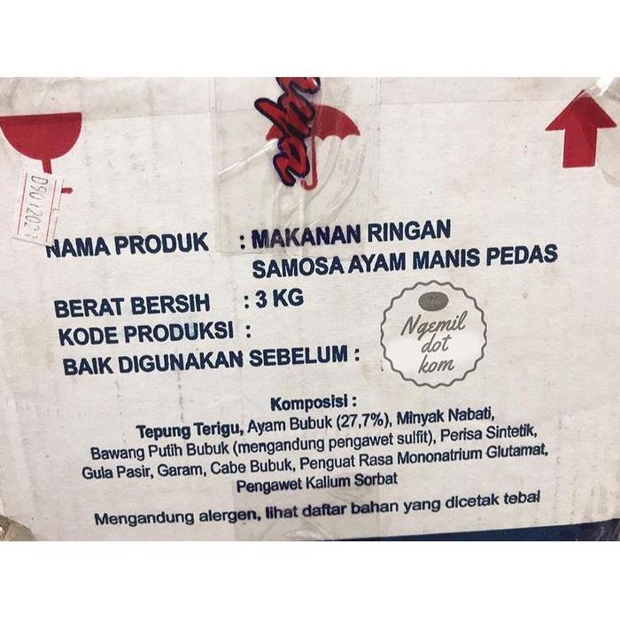 ls56- Samosa Ayam / Samosa Kering / Samosa Sarikaya / Samosa Pedas Man